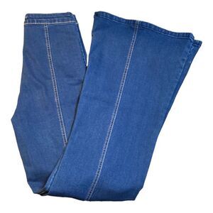 A.Calen By Flying Tomato Women’s High Rise Flare/Wide leg Jeans